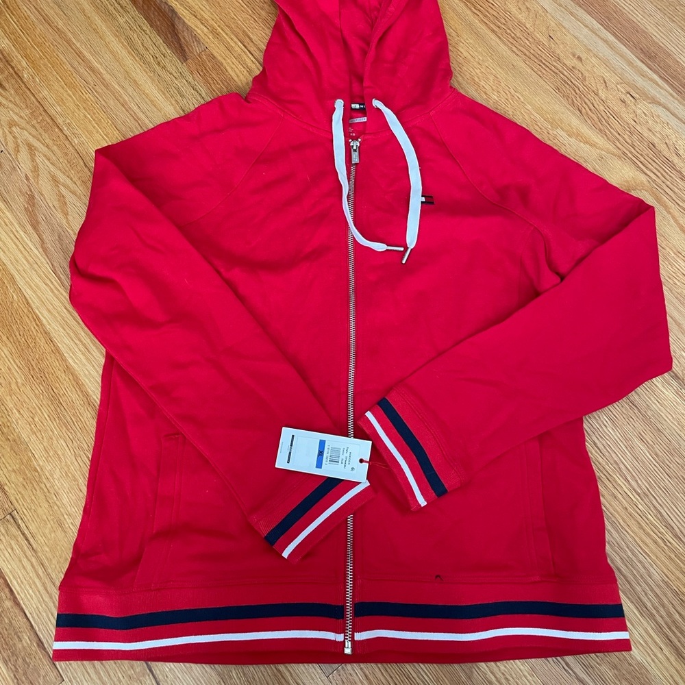 NWT Tommy Hilfiger zip up sweatshirt